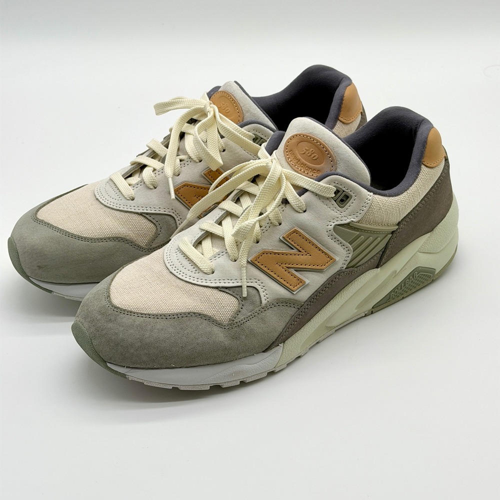 New Balance 580 Kith Malibu Castlerock Suede Mesh Sneakers MT580KB Mens 12